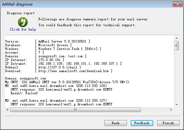 Diagnose Report