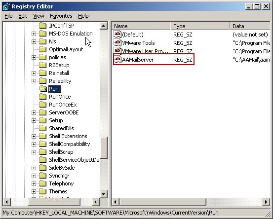 Registry Editor