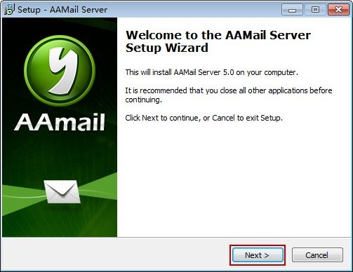 AAMail Server Setup