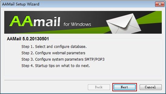 AAMail Setup Wizard