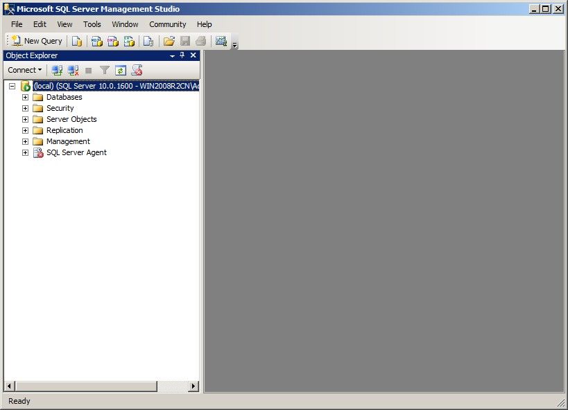 SQL Server 2008 Management Studio