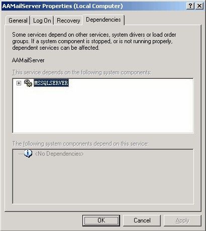 MSSQLServer Properties