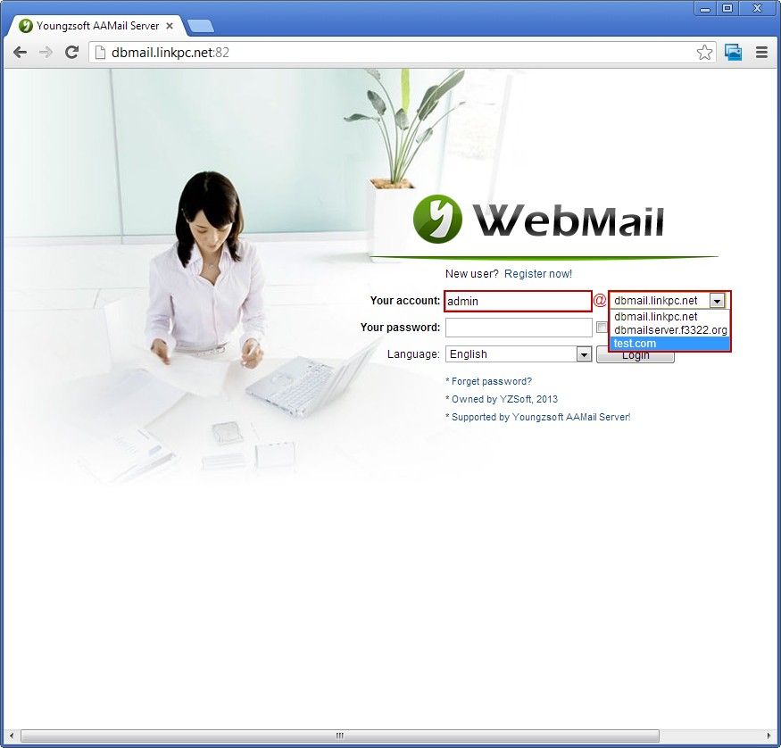 Webmail Login Mode